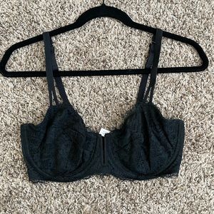 MAKE AN OFFER - VS Black Lace Plunge Bra